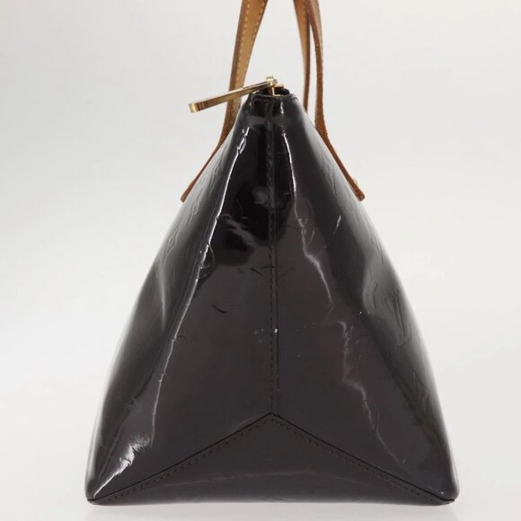 LOUIS VUITTON Monogram Vernis Bellevue GM Tote Bag Amarante M93589 Auth 142614 - Picture 7 of 16